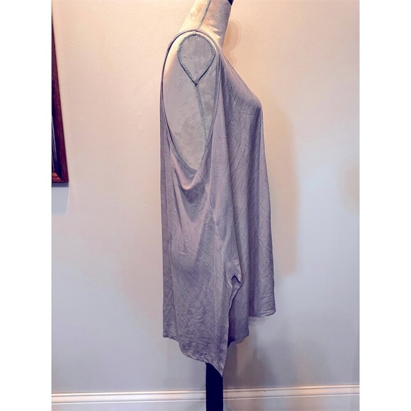 Athleta Women's 2XL Gray Sleeveless Tunic Tank Top Casual Relaxed Fit NWT - Picture 10 of 13